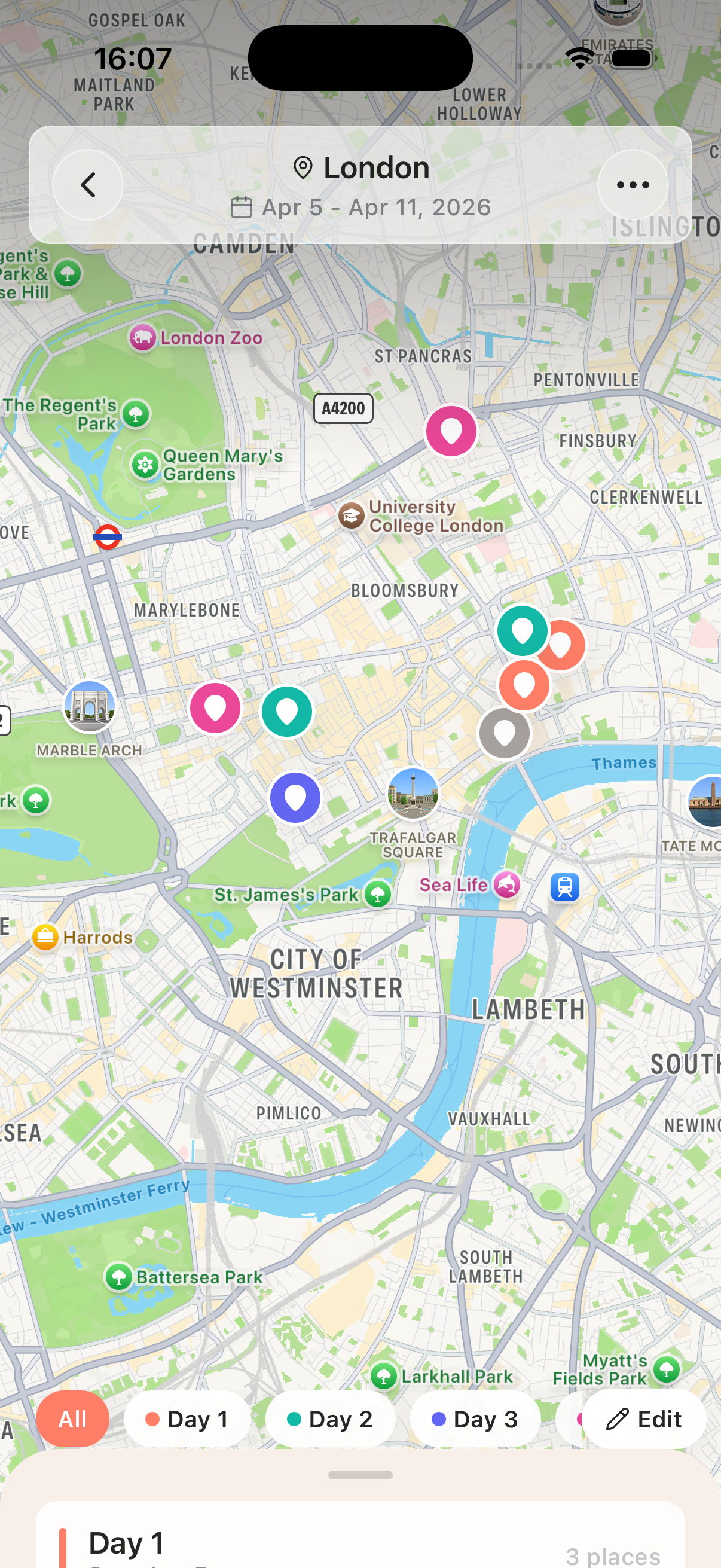 Full map view